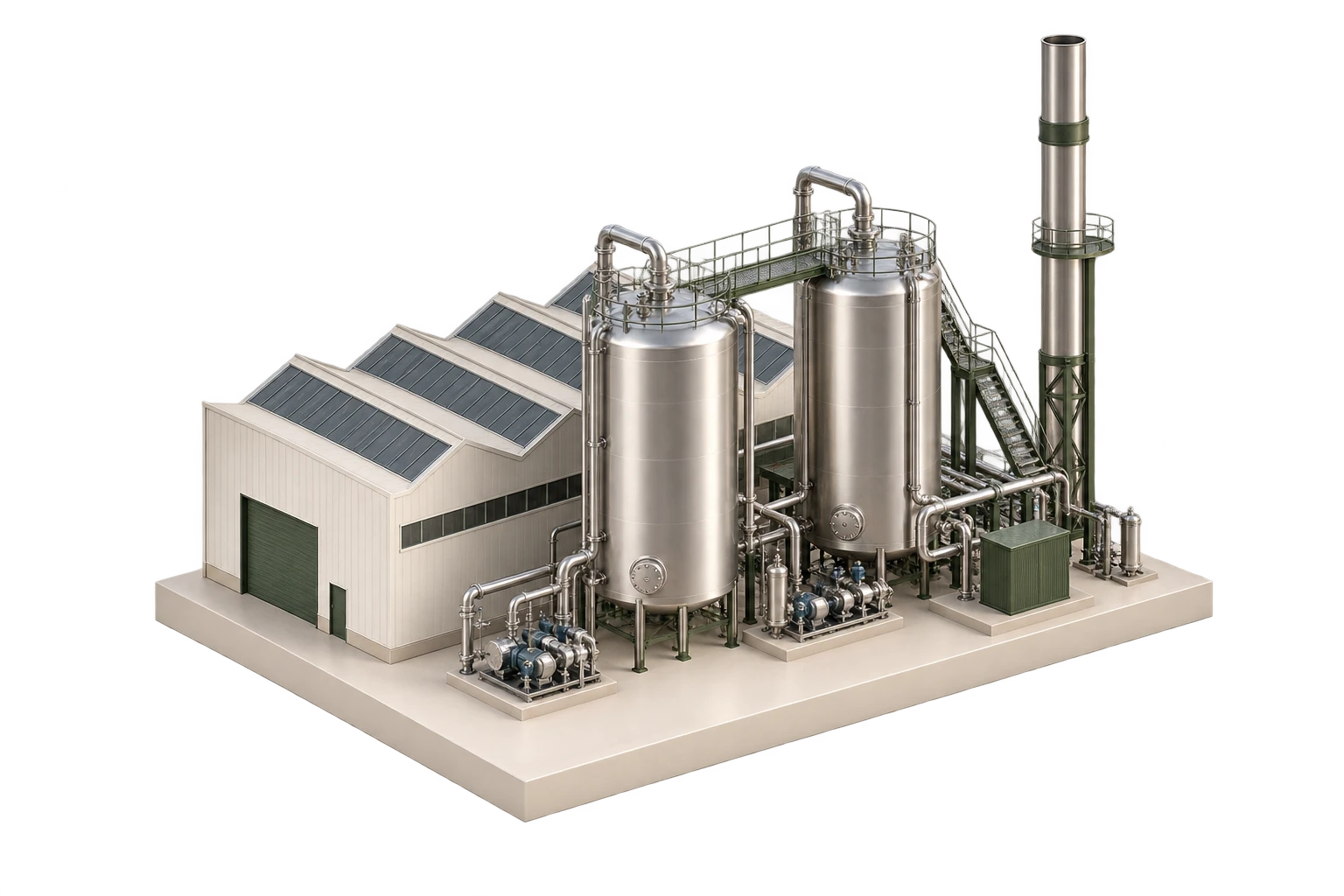 Industrial plant shared by people and robotic agents